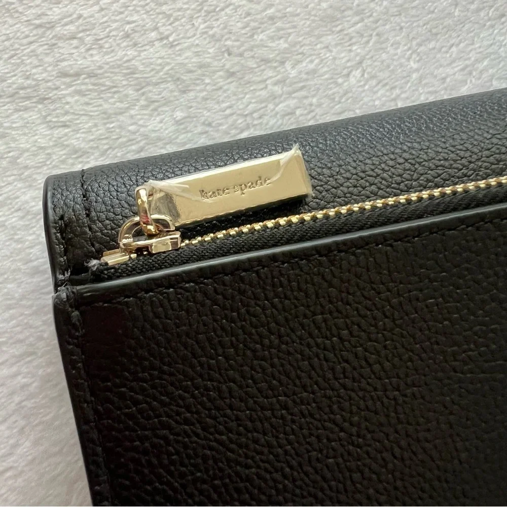 Kate Spade Rosie Flap Wallet - Black - Picture 7 of 13